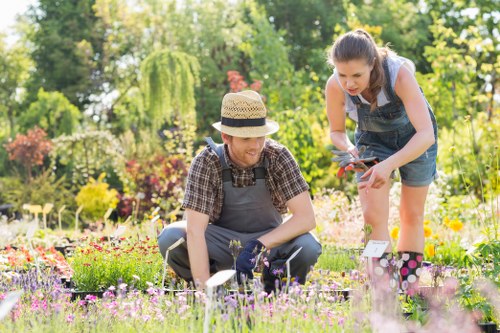 Low-carbon van used for sustainable landscaping collections